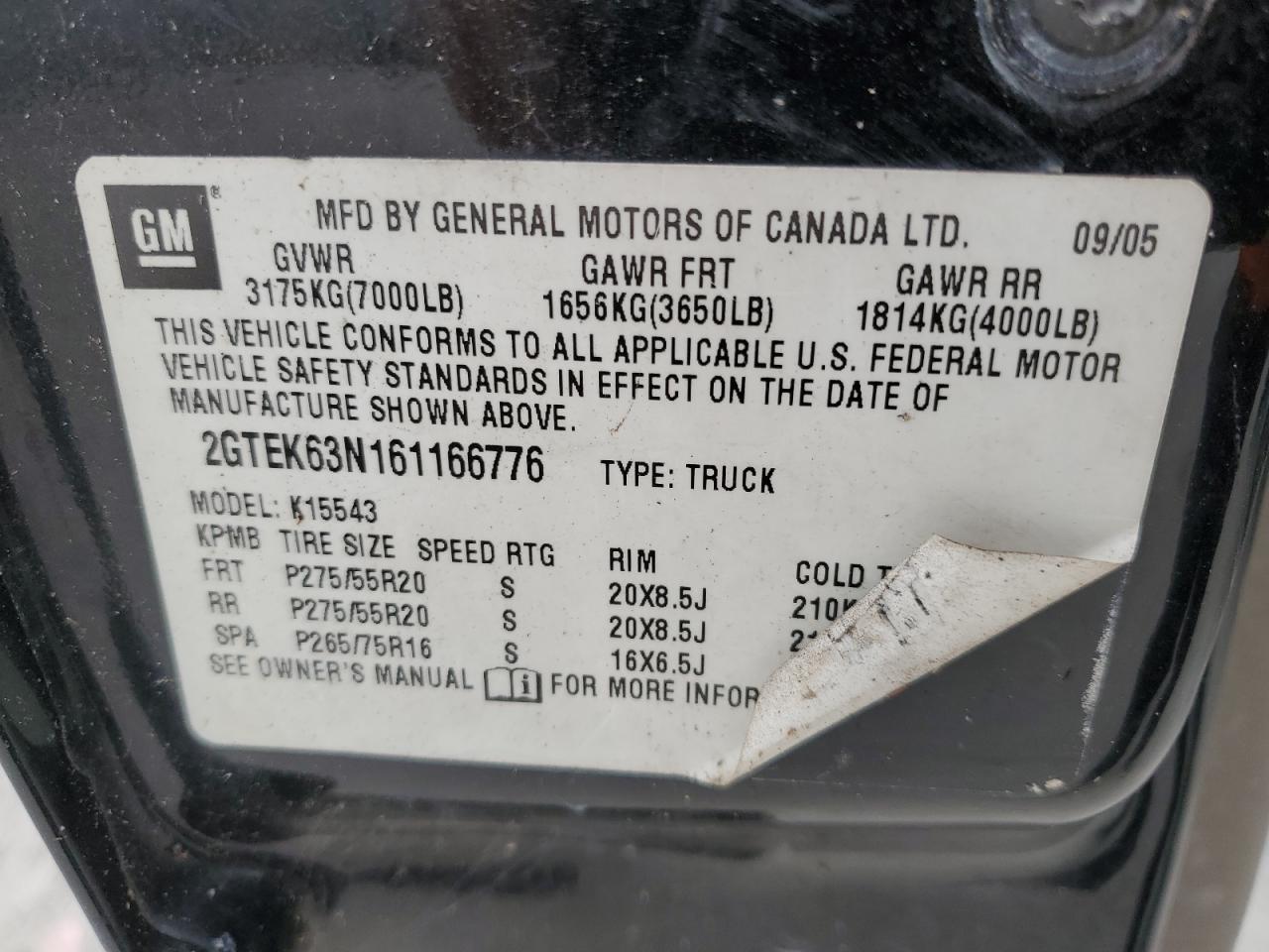 2GTEK63N161166776 2006 GMC Sierra K1500 Denali