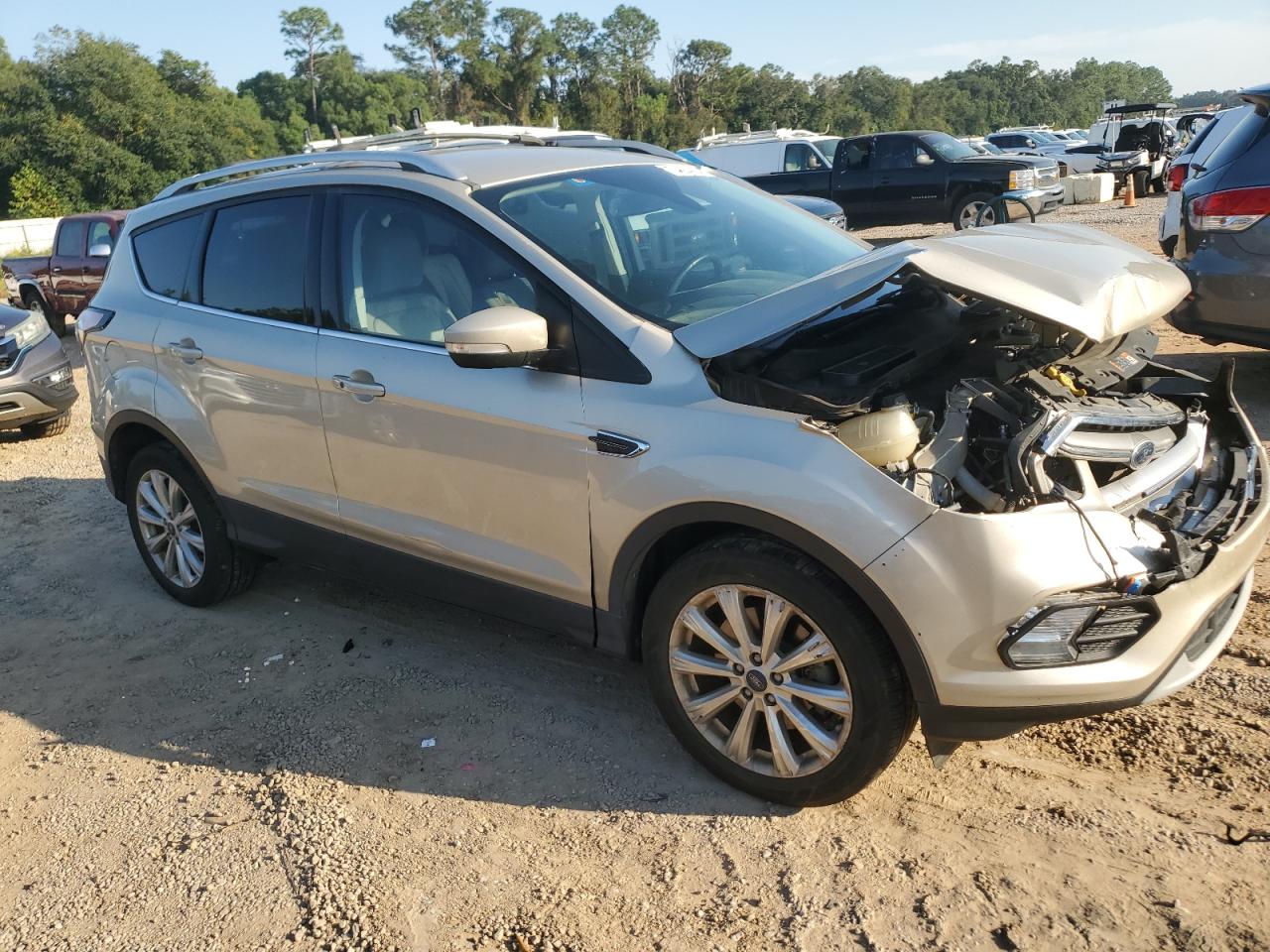 2017 Ford Escape Titanium VIN: 1FMCU0J98HUD64035 Lot: 74854954