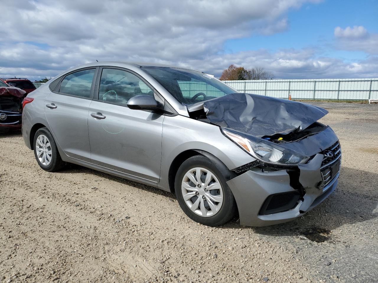 2021 Hyundai Accent Se VIN: 3KPC24A61ME137043 Lot: 75712564