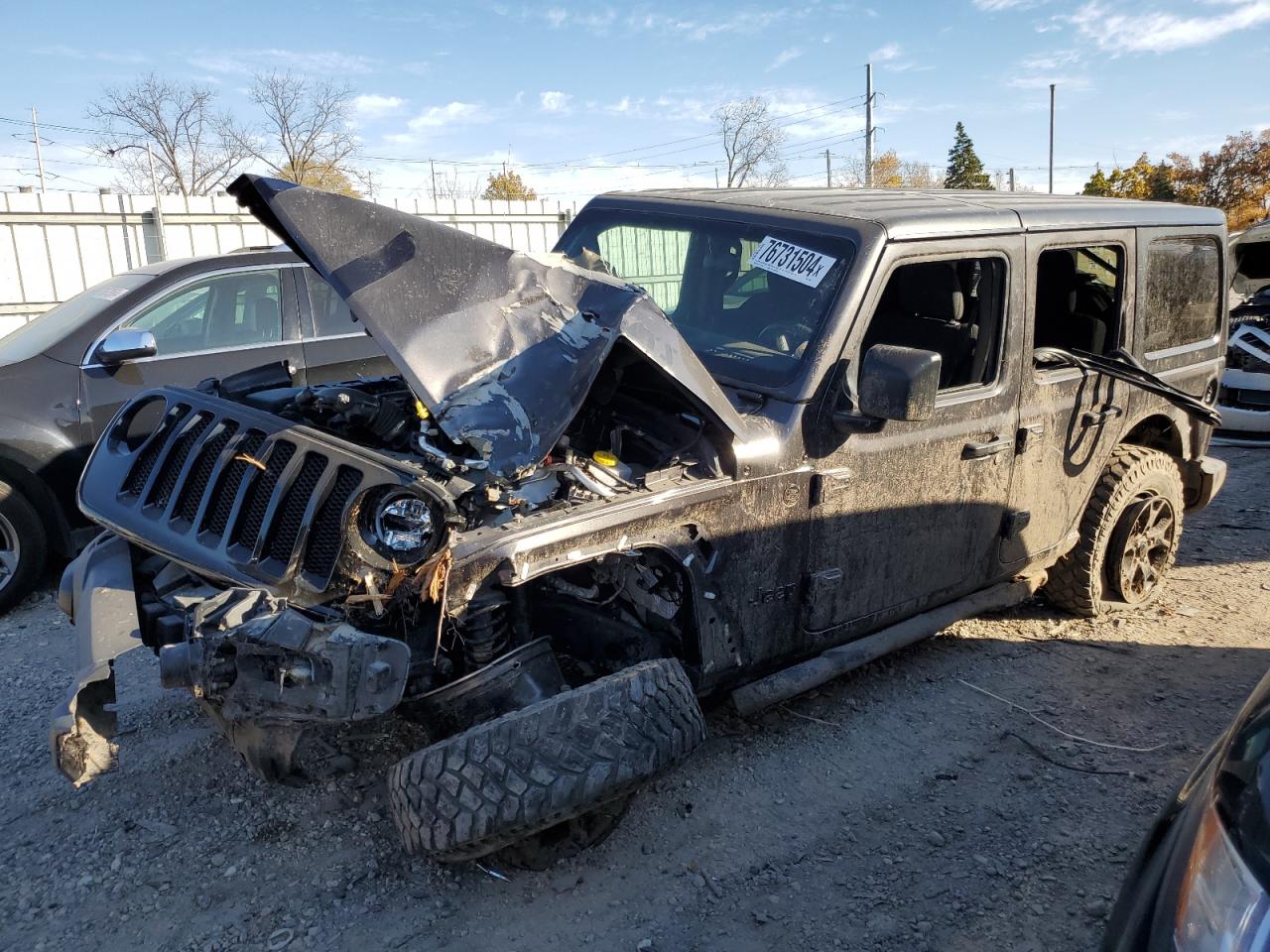 2021 Jeep Wrangler Unlimited Sport VIN: 1C4HJXDN7MW599321 Lot: 76731504