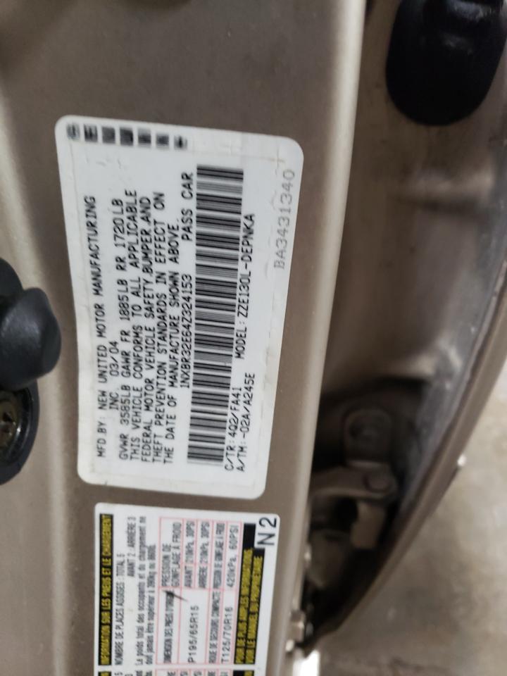 1NXBR32E64Z324153 2004 Toyota Corolla Ce