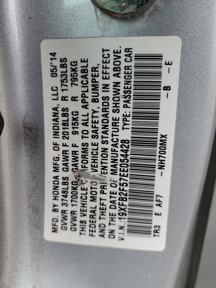 19XFB2F57EE054428 2014 Honda Civic Lx