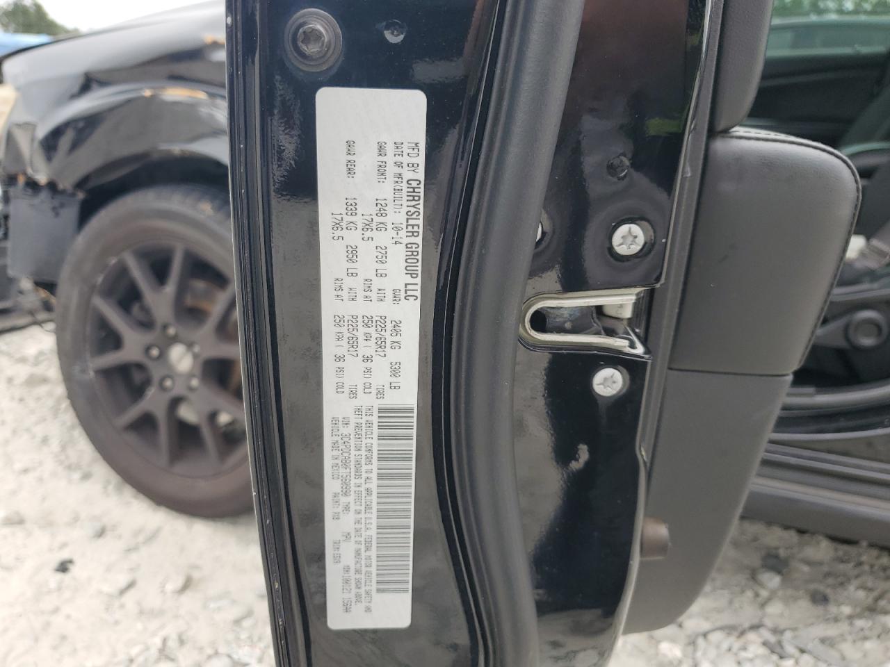 2015 Dodge Journey Se VIN: 3C4PDCAB0FT560990 Lot: 74724004