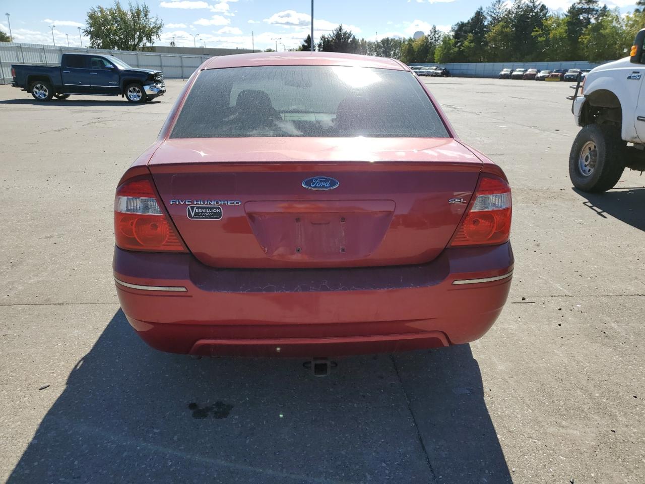 2006 Ford Five Hundred Sel VIN: 1FAFP24126G185999 Lot: 76127404