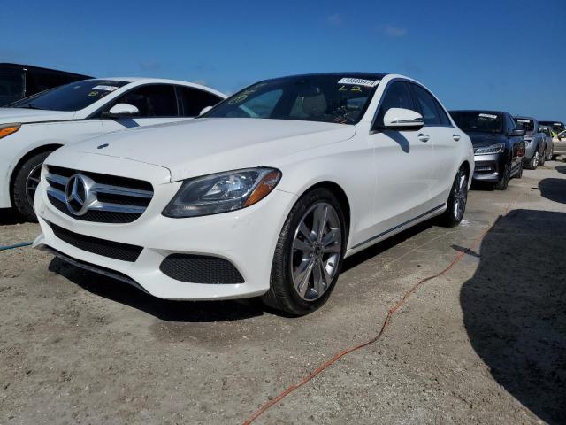 2018 Mercedes-Benz C 300 de vânzare în Arcadia, FL - Water/Flood