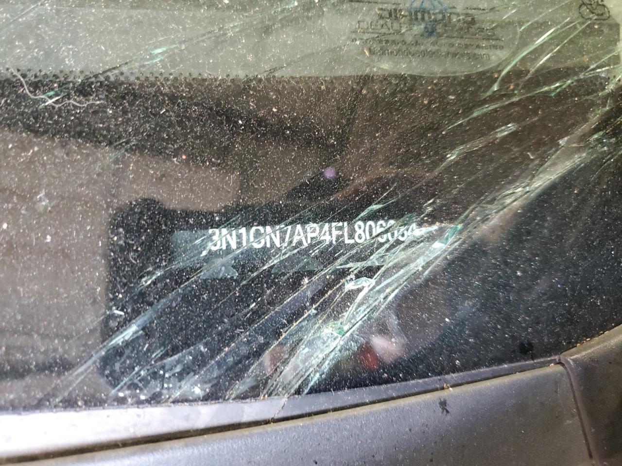 2015 Nissan Versa S VIN: 3N1CN7AP4FL806084 Lot: 77304444