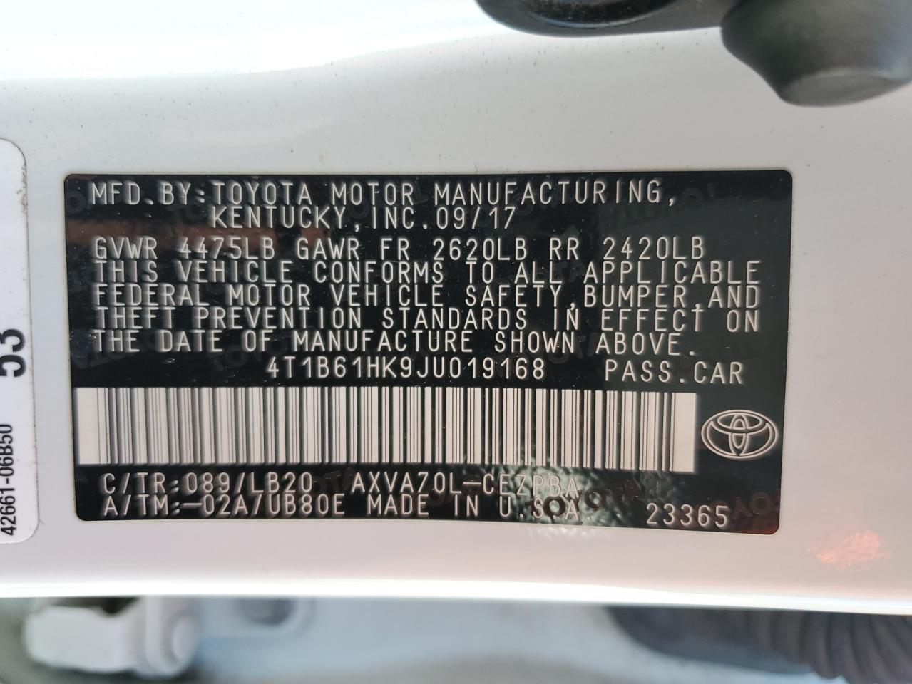 2017 Toyota Camry - Image 15