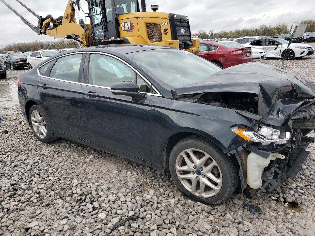 VIN 3FA6P0HD3ER358672 2014 FORD FUSION no.4