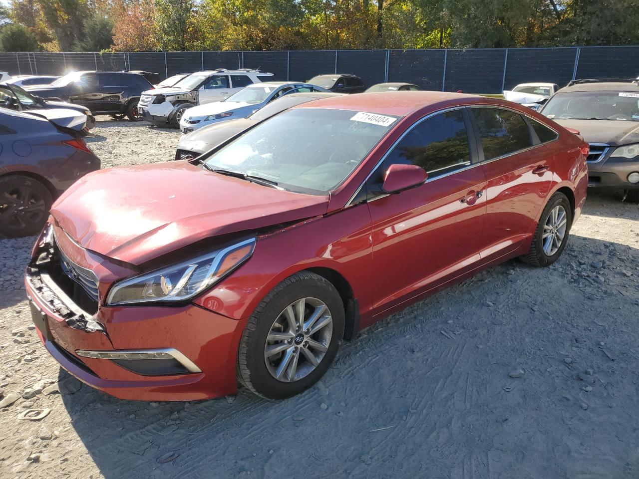 2015 Hyundai Sonata Se VIN: 5NPE24AF4FH143507 Lot: 77140404