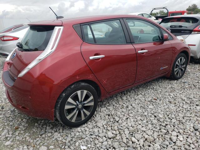 Hatchbacks NISSAN LEAF 2015 Red