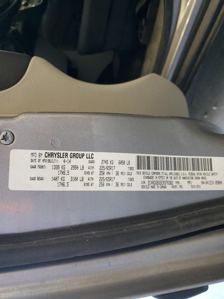 2C4RDGBG5ER376382 2014 Dodge Grand Caravan Se