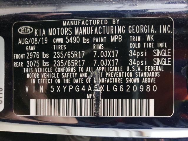 5XYPG4A5XLG620980 Kia Sorento S 13