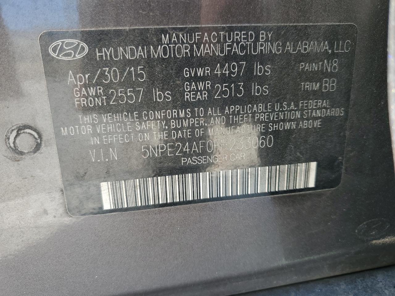 2015 Hyundai Sonata - Image 12