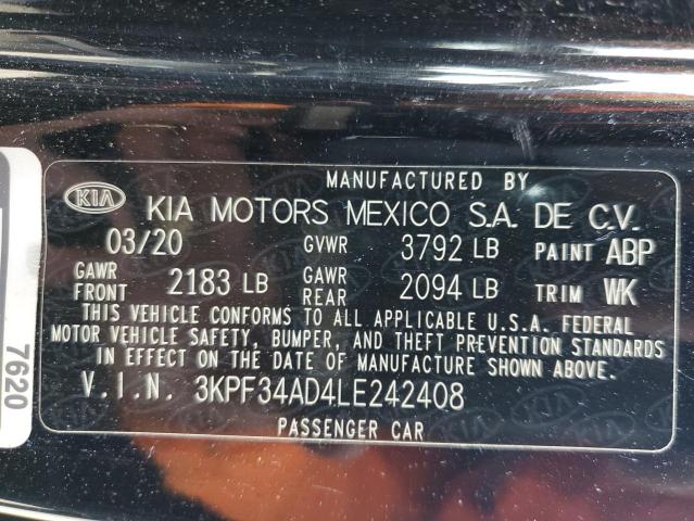 3KPF34AD4LE242408 Kia Forte GT L 12