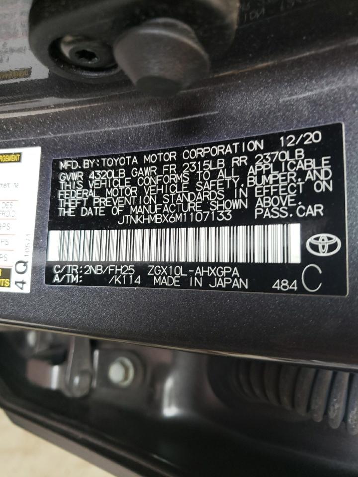 JTNKHMBX6M1107133 2021 Toyota C-Hr Xle