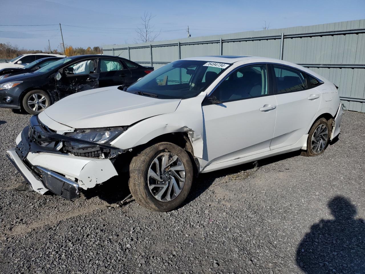 2019 Honda Civic Ex VIN: 2HGFC2F76KH041069 Lot: 76494734