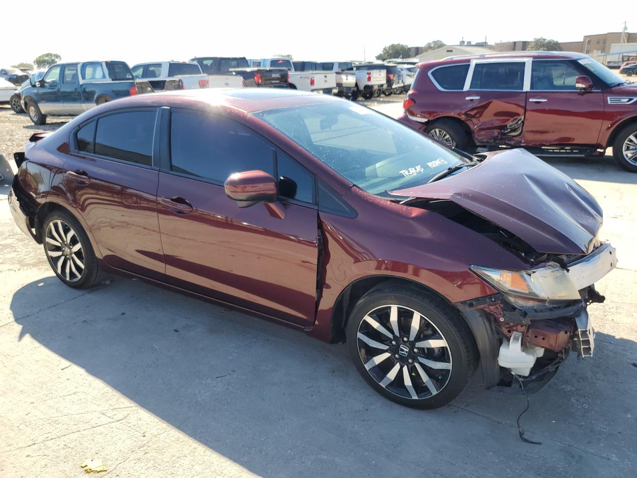 VIN 19XFB2F91FE023163 2015 HONDA CIVIC no.4