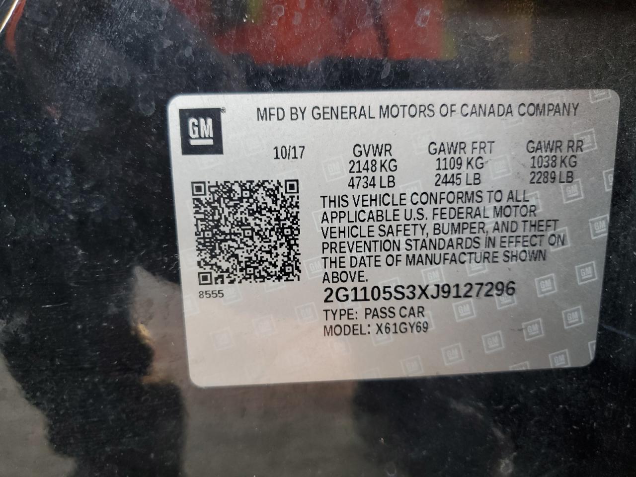 2018 Chevrolet Impala - Image 12