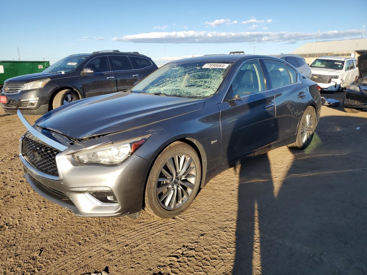 2018 Infiniti Q50 Luxe VIN: JN1EV7ARXJM433206 Lot: 77098664