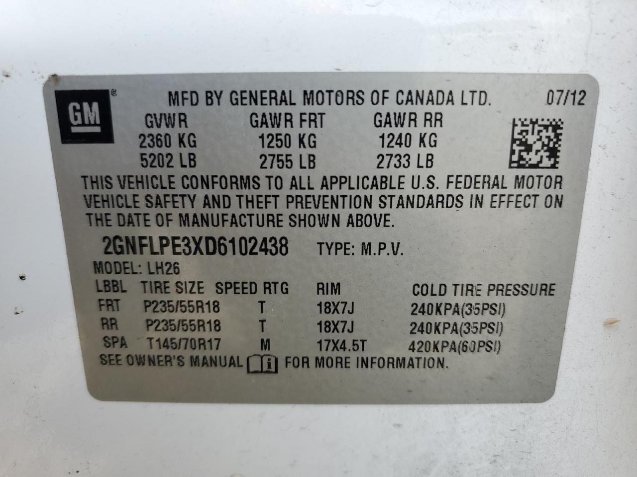 2013 Chevrolet Equinox - Image 16