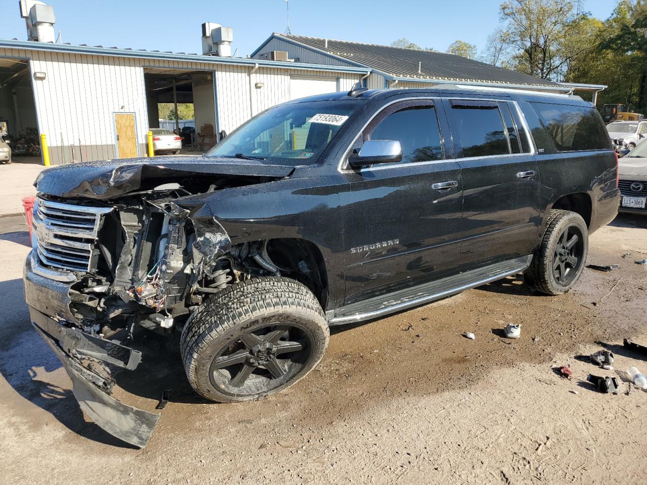 1GNSKJKC2GR367687 2016 Chevrolet Suburban K1500 Ltz