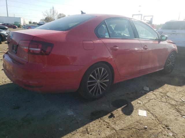  VOLKSWAGEN JETTA 2016 Червоний