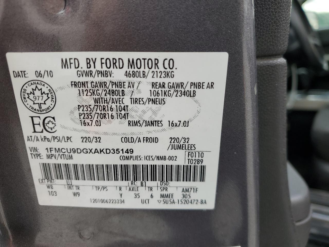 2010 Ford Escape - Image 13