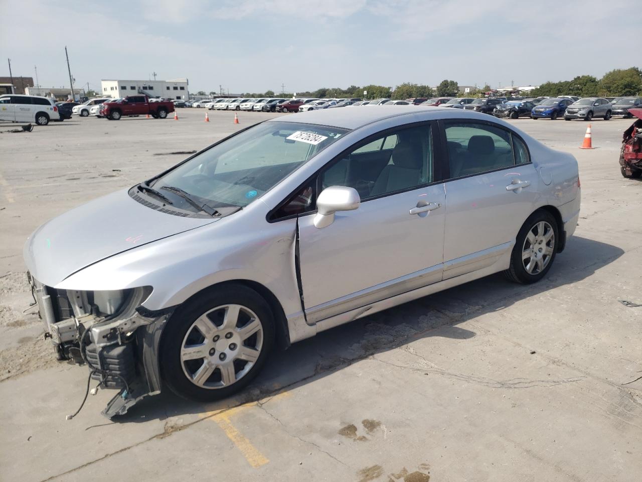 2010 Honda Civic Lx VIN: 19XFA1F58AE046331 Lot: 75726284