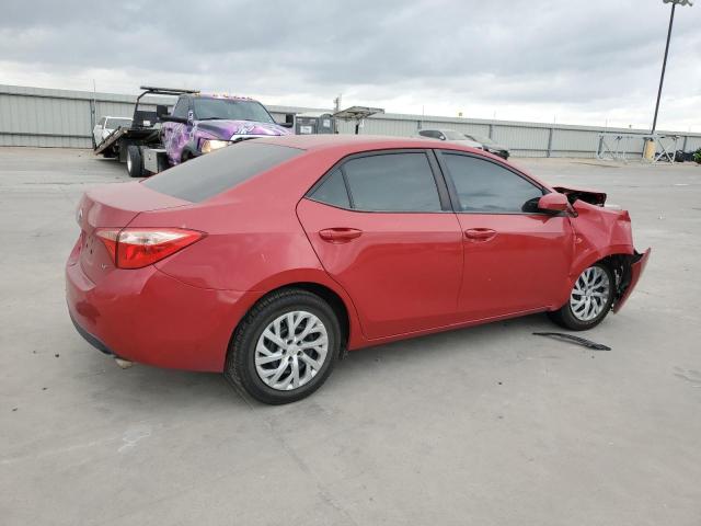  TOYOTA COROLLA 2017 Czerwony