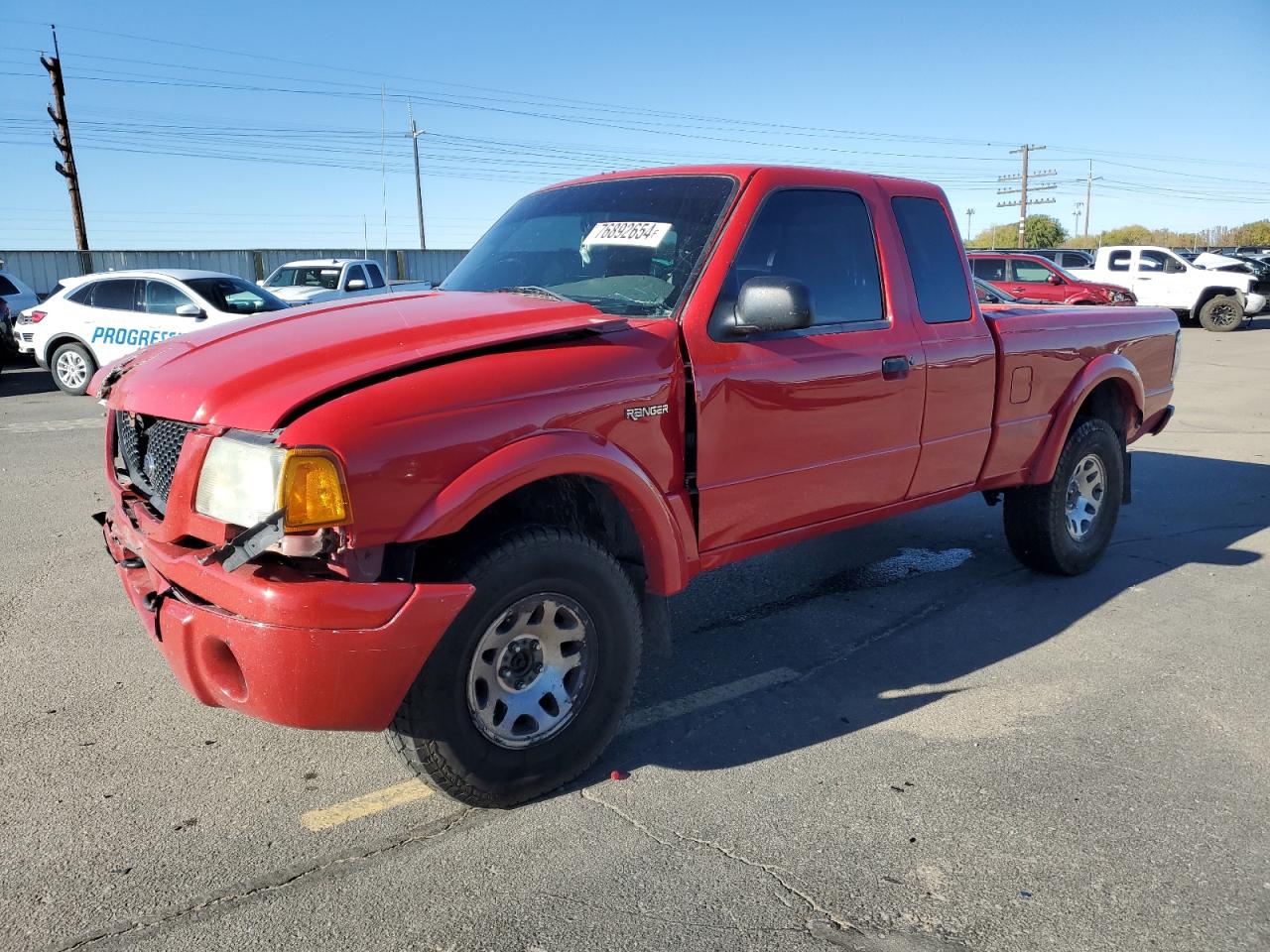 2002 Ford Ranger Super Cab VIN: 1FTZR45E82PA67125 Lot: 76892654