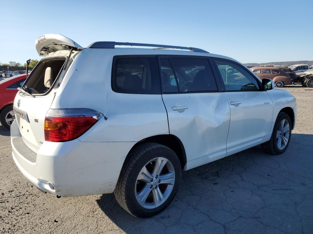 2008 Toyota Highlander Sport VIN: JTEES43A982099229 Lot: 76462714