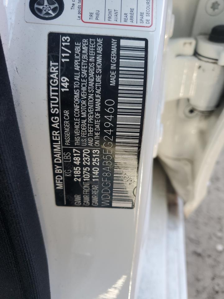 2014 Mercedes-Benz C 300 4Matic VIN: WDDGF8AB5EG249460 Lot: 75516194