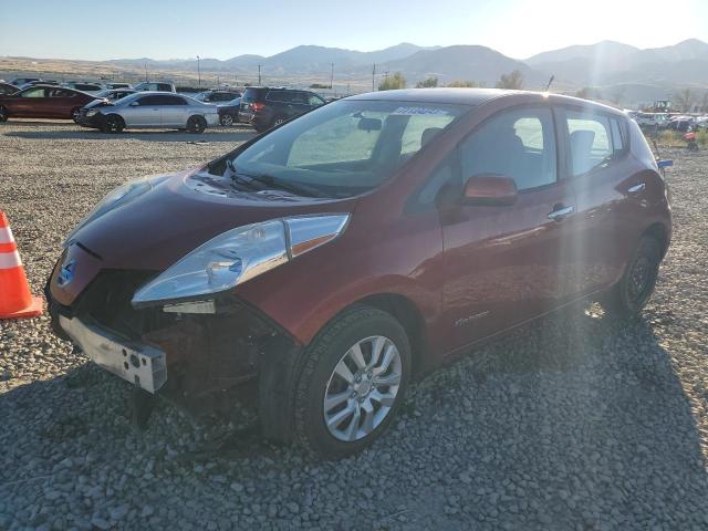  NISSAN LEAF 2013 Red