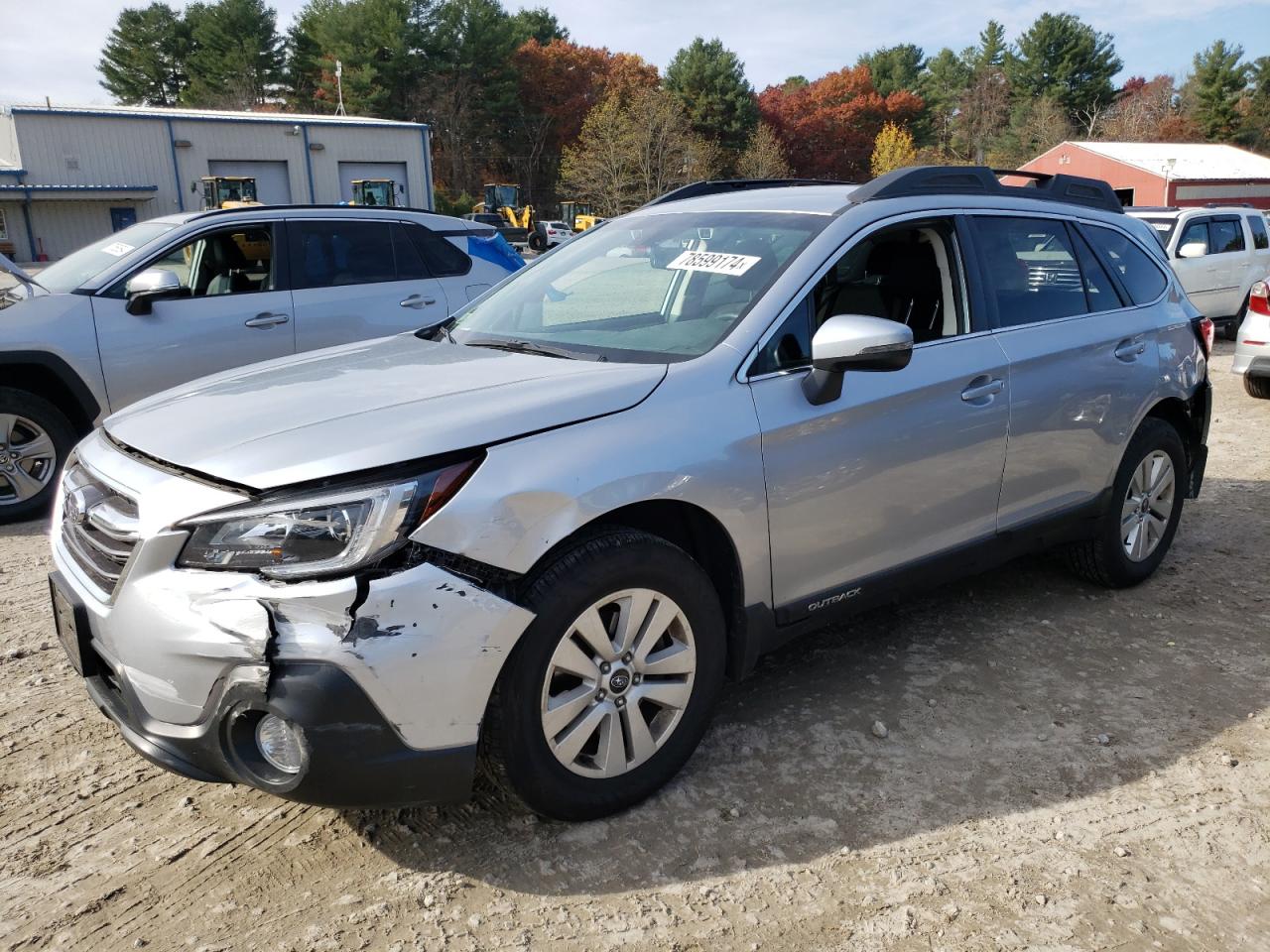 2019 Subaru Outback 2.5I Premium VIN: 4S4BSAFC1K3346629 Lot: 78599174