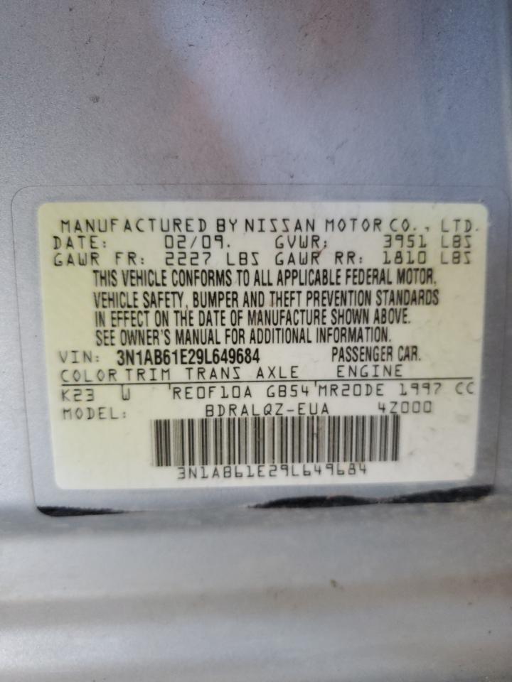 3N1AB61E29L649684 2009 Nissan Sentra 2.0