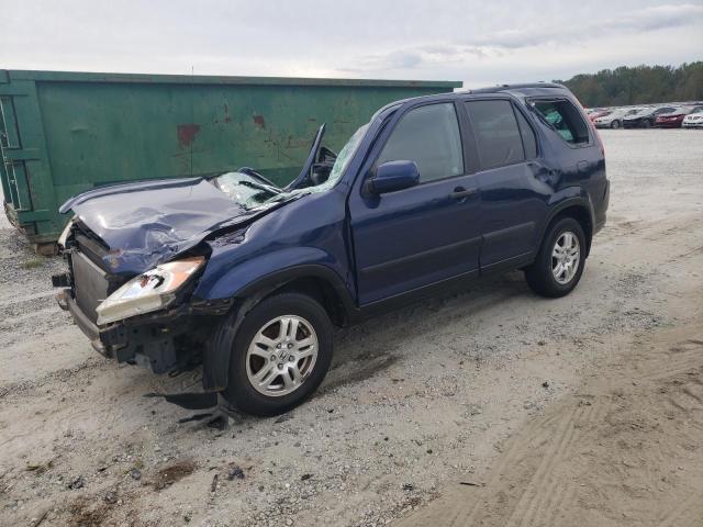 2002 Honda Cr-V Ex للبيع في Spartanburg، SC - Top/Roof