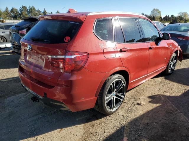  BMW X3 2016 Червоний