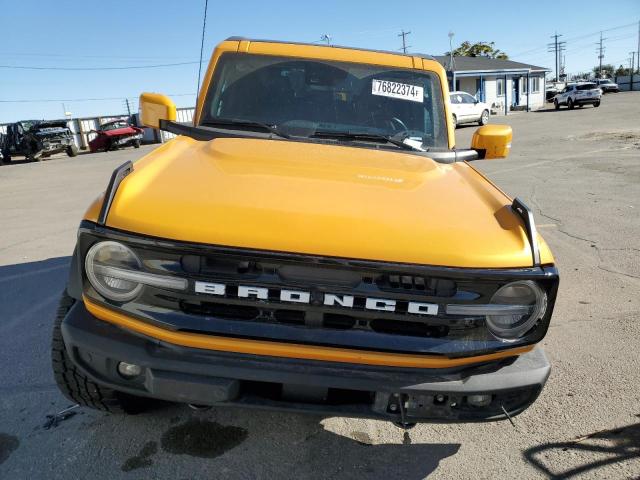  FORD BRONCO 2022 Yellow