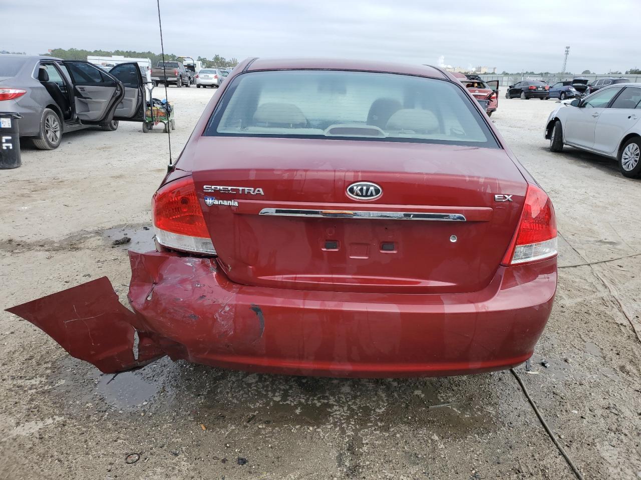 2007 Kia Spectra Ex VIN: KNAFE121775427693 Lot: 76727994