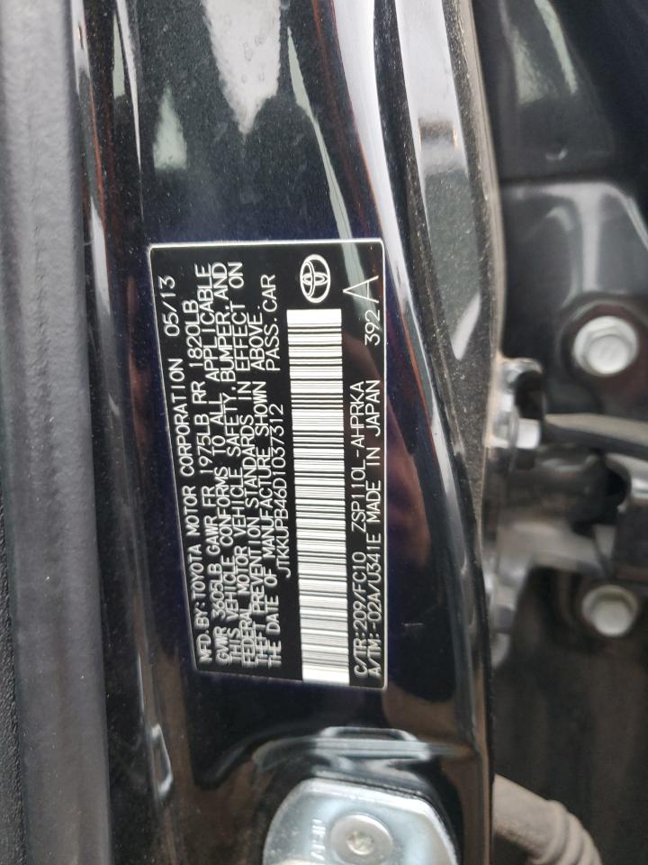 JTKKUPB46D1037312 2013 Toyota Scion Xd