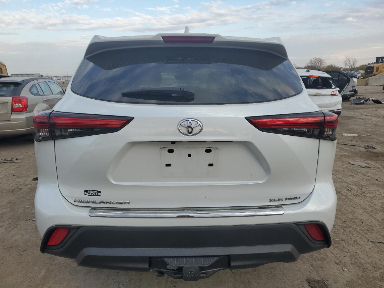 2022 Toyota Highlander Xle VIN: 5TDHZRBH6NS176507 Lot: 77145214