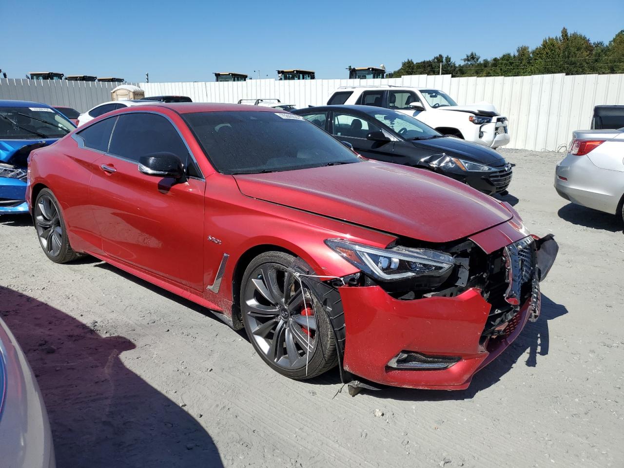 2019 Infiniti Q60 Red Sport 400 VIN: JN1FV7EL5KM440639 Lot: 75843624