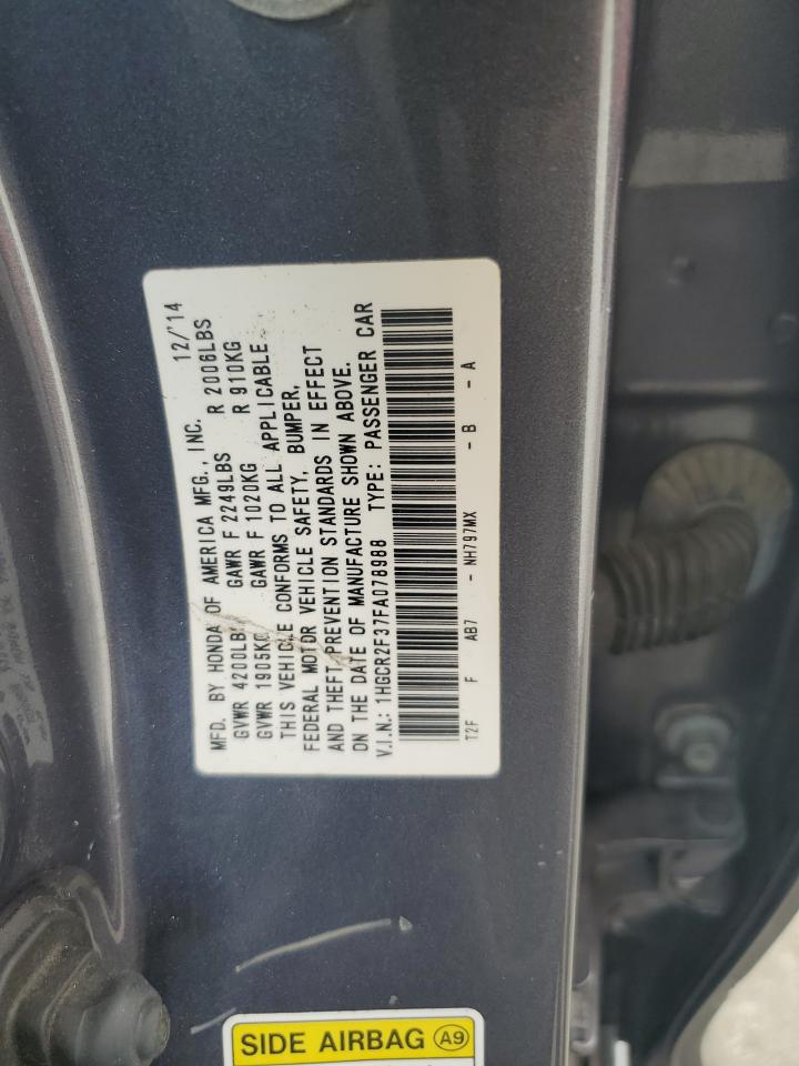 1HGCR2F37FA078988 2015 Honda Accord Lx