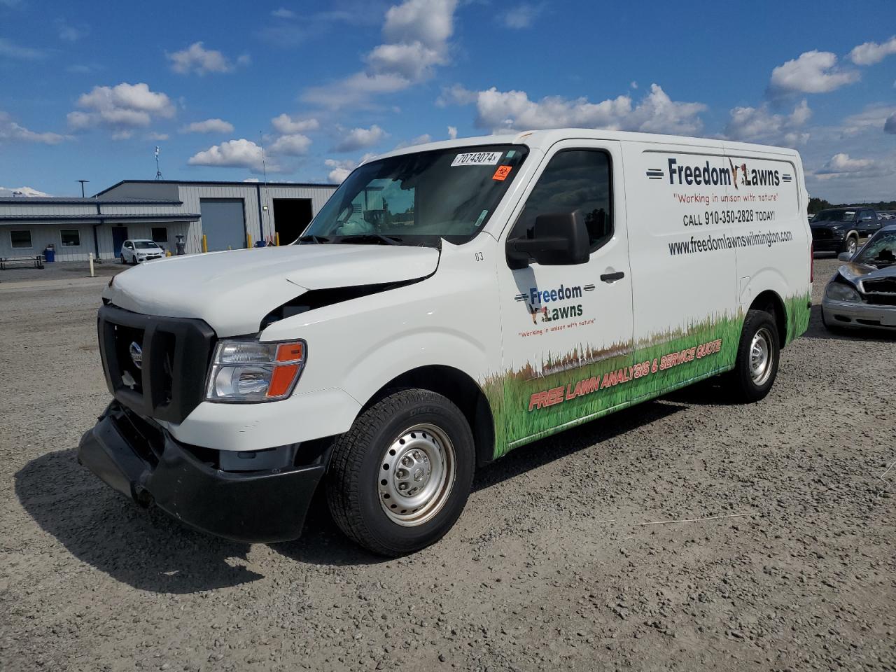 2014 Nissan Nv 1500 VIN: 1N6BF0KM7EN100725 Lot: 70743074