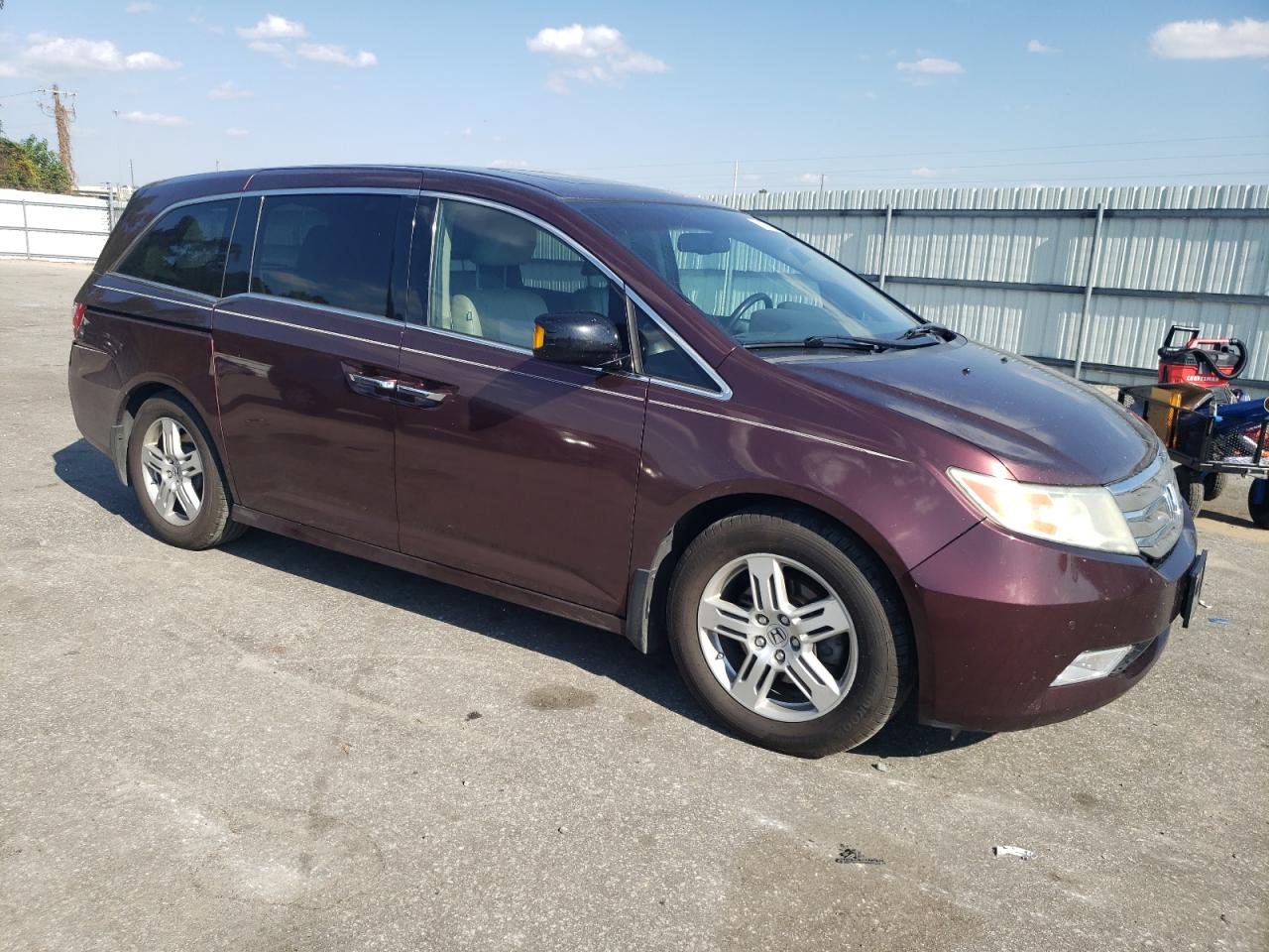 2012 Honda Odyssey Touring VIN: 5FNRL5H90CB022178 Lot: 76675424