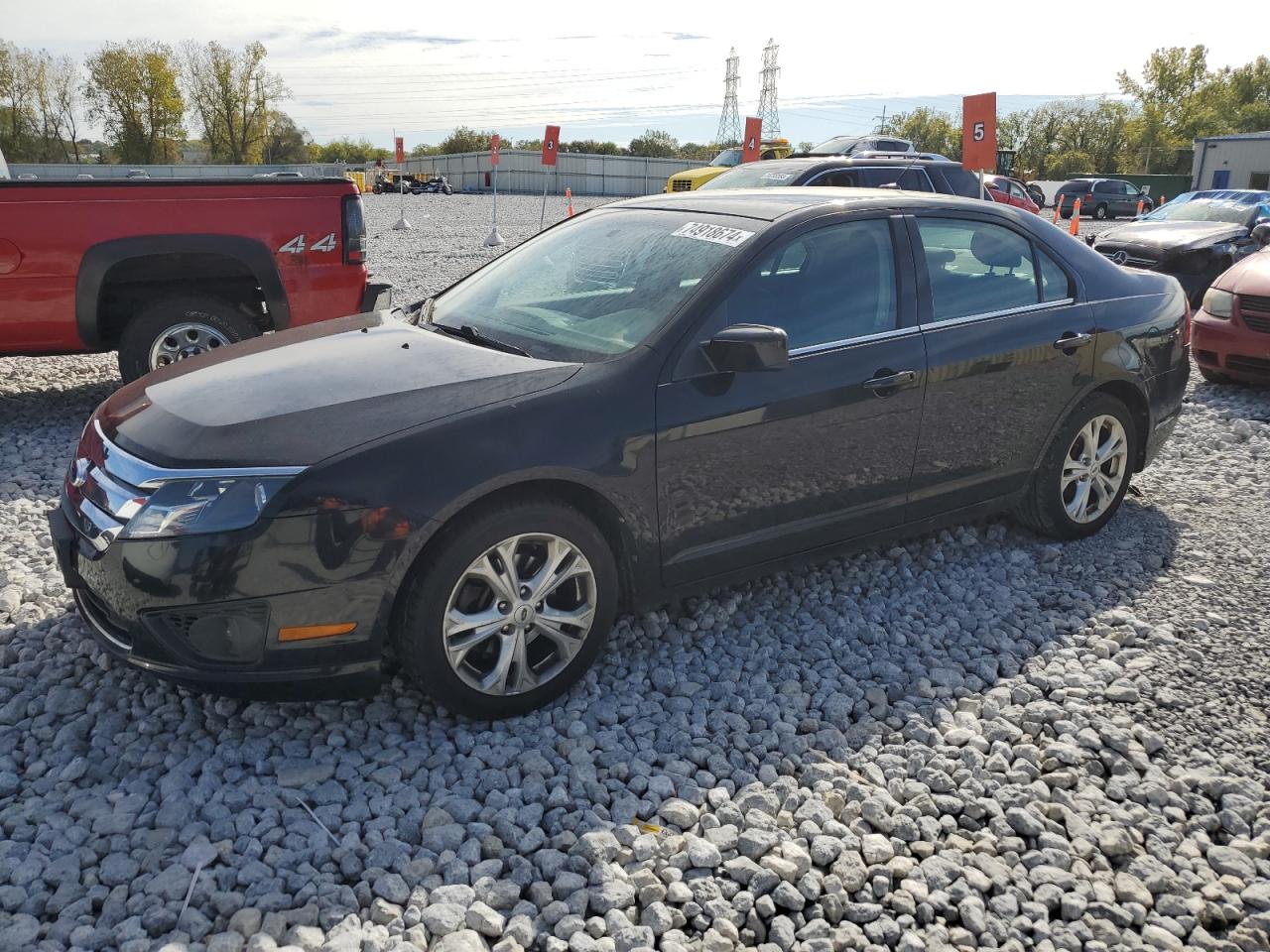 2012 Ford Fusion Se VIN: 3FAHP0HA4CR152112 Lot: 74918674