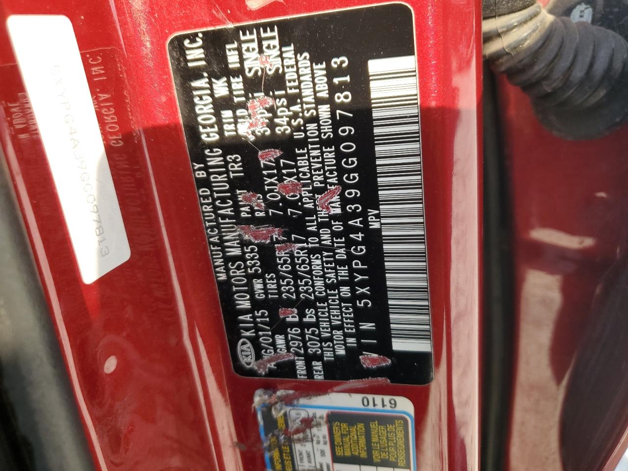 2016 Kia Sorento - Image 13