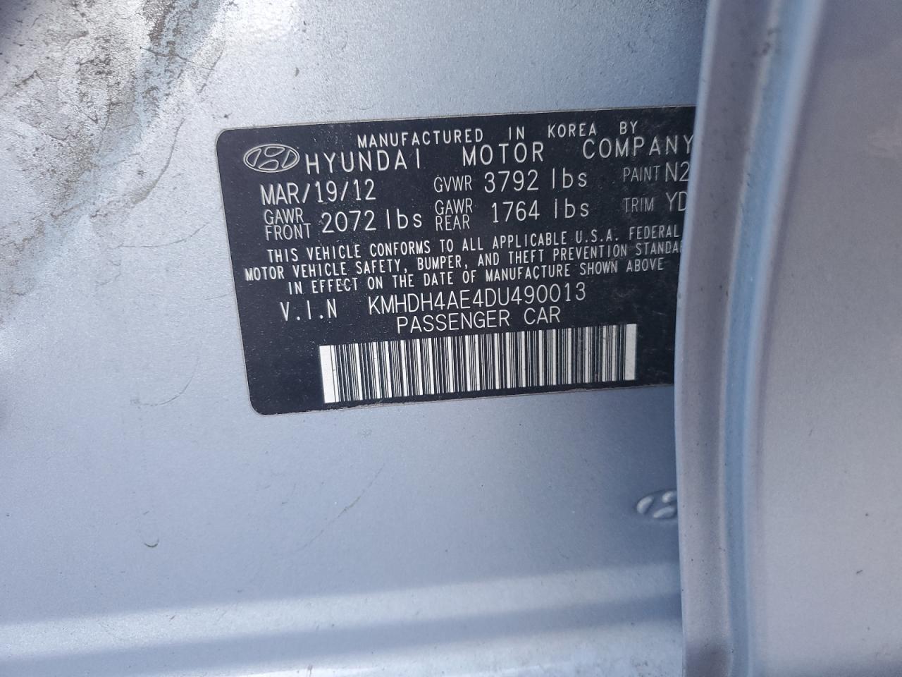 2013 Hyundai Elantra - Image 12