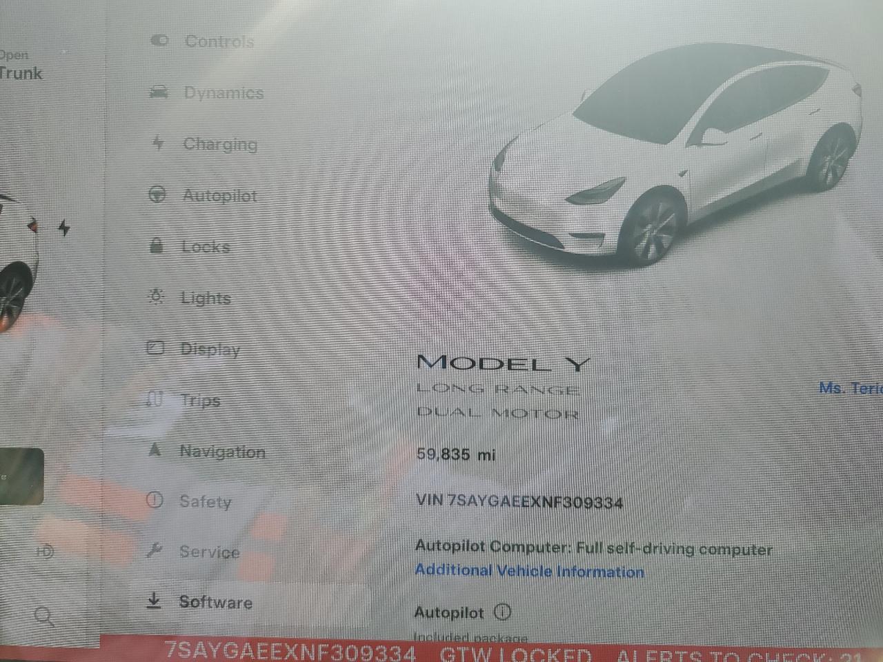 2022 Tesla Model Y VIN: 7SAYGAEEXNF309334 Lot: 69443184