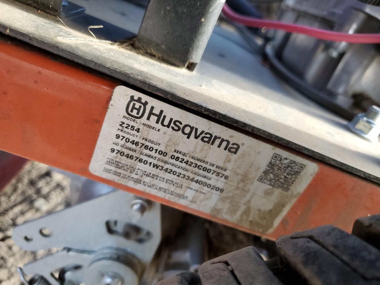 2023 Husqvarna Z5426 VIN: 6310503063 Lot: 72819444